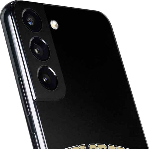 University of Colorado CU Logo on Gold Galaxy S22 Plus Skin